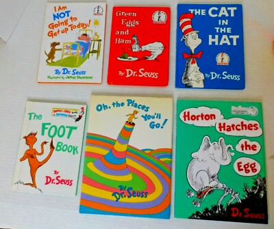 Lot of 6 Dr. Seuss Books - New & Used Variety - Excellent! | eBay