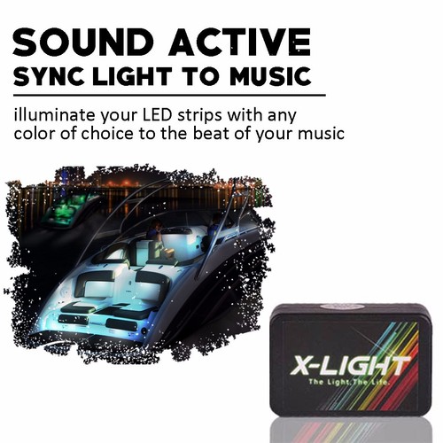 Boat Navigation LED Lighting pod kit wih 18+ Full color,2 Wireless remotes,Music - Picture 3 of 8