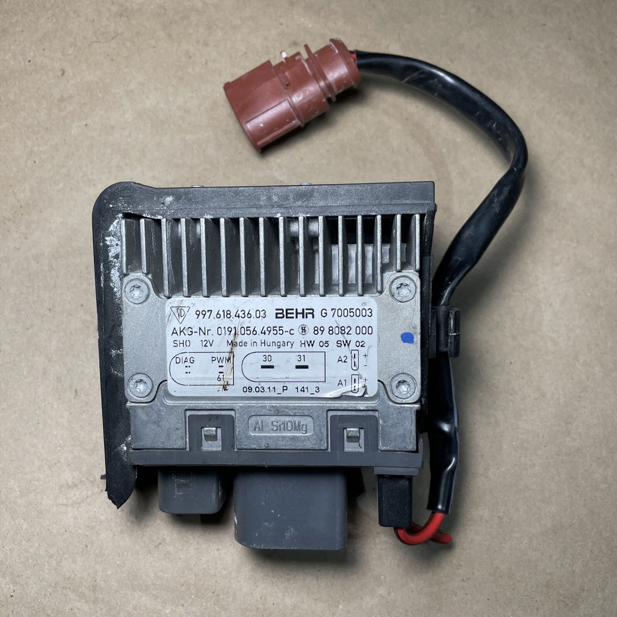 Interruttore Climatizzatore Per Porsche Boxster Cayman 911 987 997 - Pulsante Nero Manuale, Ricambio Originale - Foto 8