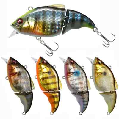 1pcs Fishing Lure 9.7g 7cm Crankbait Artificial Hard Bait Joint VIB Swimbait