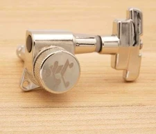 Genuine Tone Ninja Upgrade Tuner buttons set (6), Imperial style, Nickel