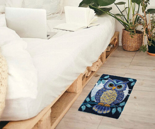 DIY Eule Tapisserie Teppich Selber Knüpfen Knüpf Set für Geschenk Dekorieren DE - Bild 7 von 11