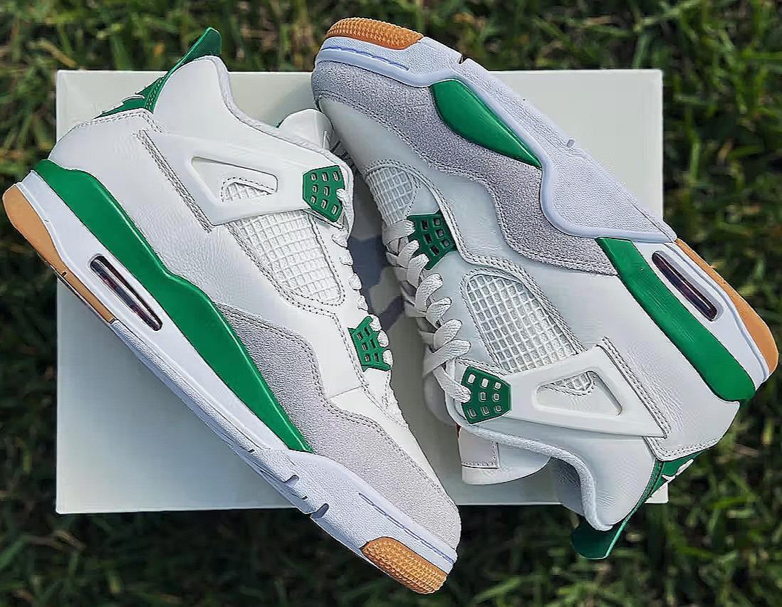 Nike SB  Air Jordan 4  Pine Green