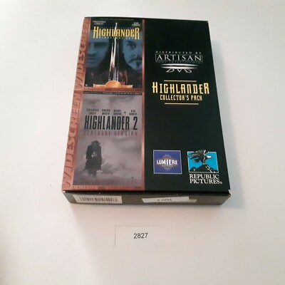  Highlander Director's Cut & Highlander 2 Renegade Version -Collector's Pack 