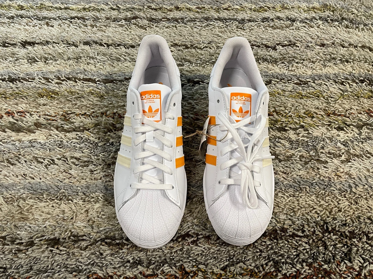 adidas superstar mens orange