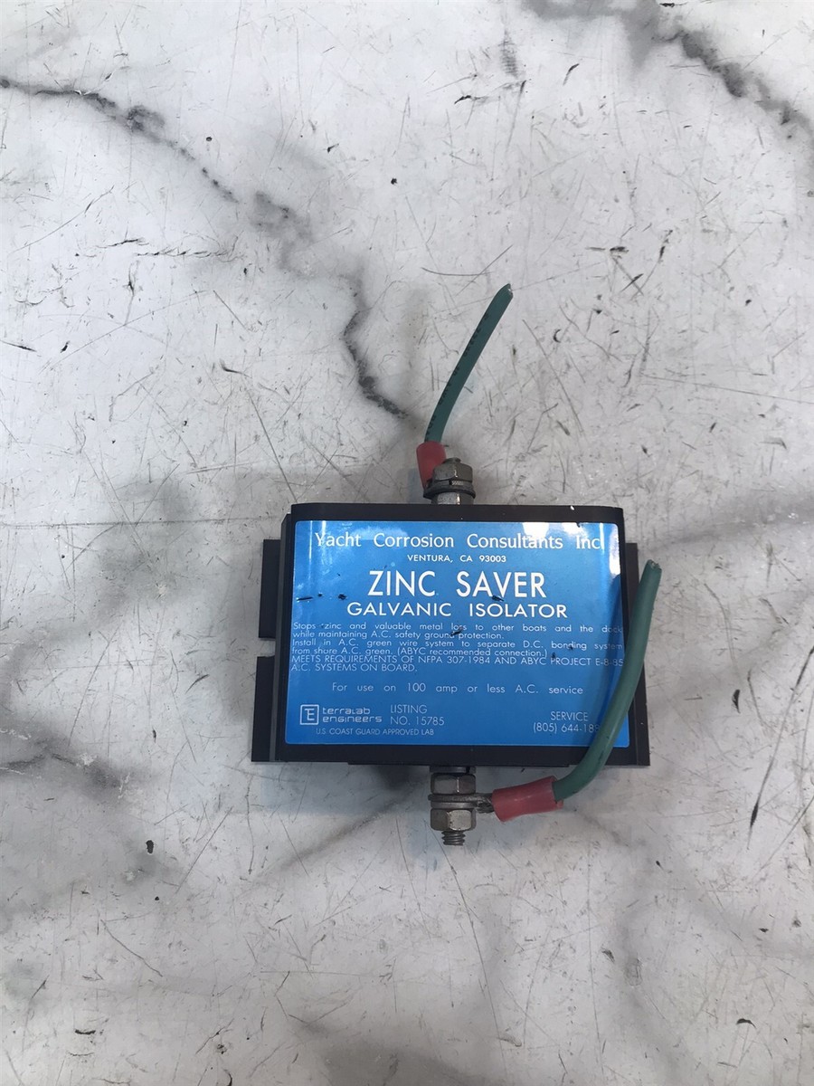 95 Baja 420 Boat yacht corrosion consultants zinc saver galvanic