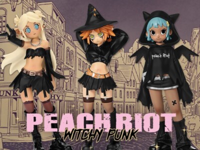 POP MART PEACH RIOT WITCHY PUNK 3体セット Peach Riot Witchy Punk Figures - POP MART (United States)