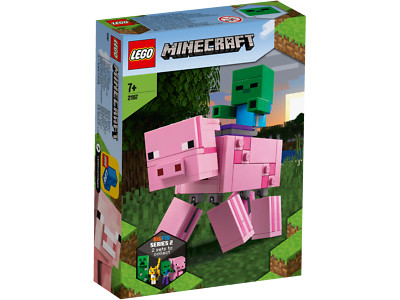 LEGO  Minecraft  21157 BigFig Schwein mit Zombiebaby - NEU & OVP -