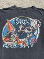 Vintage Styx Concert US Tour T-Shirt All Size S to 5XL-NZL053 FREE SHIPPING