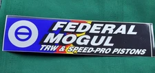 Vintage  1990s Federal Mogul TRW & Speed Pro Pistons  Sticker Decal NEW