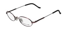 NEW CERRUTI 1881 C1230 EYEGLASS FRAME METAL VINTAGE C OVAL UNISEX PINK FULL-RIM