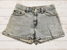 Vintage Levi s Light Wash Denim Shorts Women Size 3 Distressed