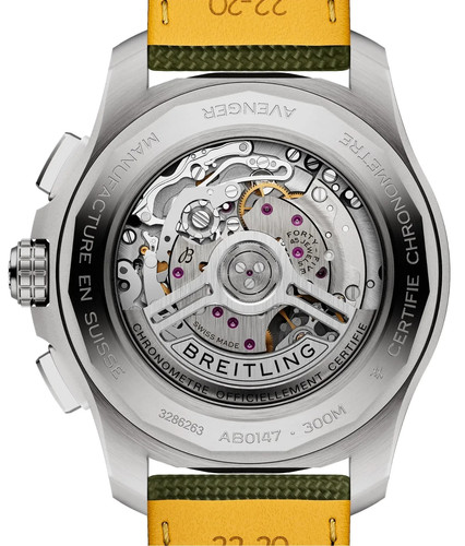 Breitling Avenger B01 grünes Zifferblatt Edelstahl 44mm Herrenuhr AB0147101L1X1 - Bild 6 von 8