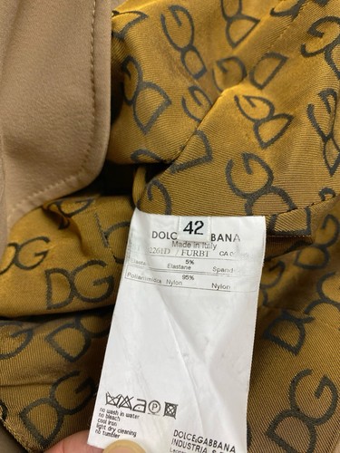Dolce & Gabbana Damen Blazer Gr. 42 Beige Made in Italy - Bild 6 von 9