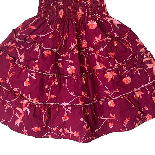 Hill House Girls The Tiny Ellie Nap Dress Size 5/6 Floral Tiered Flowy Smocked - Picture 3 of 5