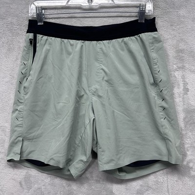 Ten Thousand Interval Short 7'' Men's Small Gray Lined Training Workout.