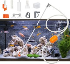 Fish Tank Filter Aquarium Gravel Cleaner Fish Tank Manual Siphon Water Changer
