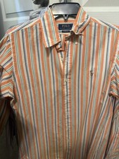 Ralph Lauren Striped Oxford Long Sleeve Shirt