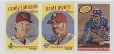 2008 Heritage Advertising Panel Boxloaders Randy Johnson Brett Myers HOF 9ca