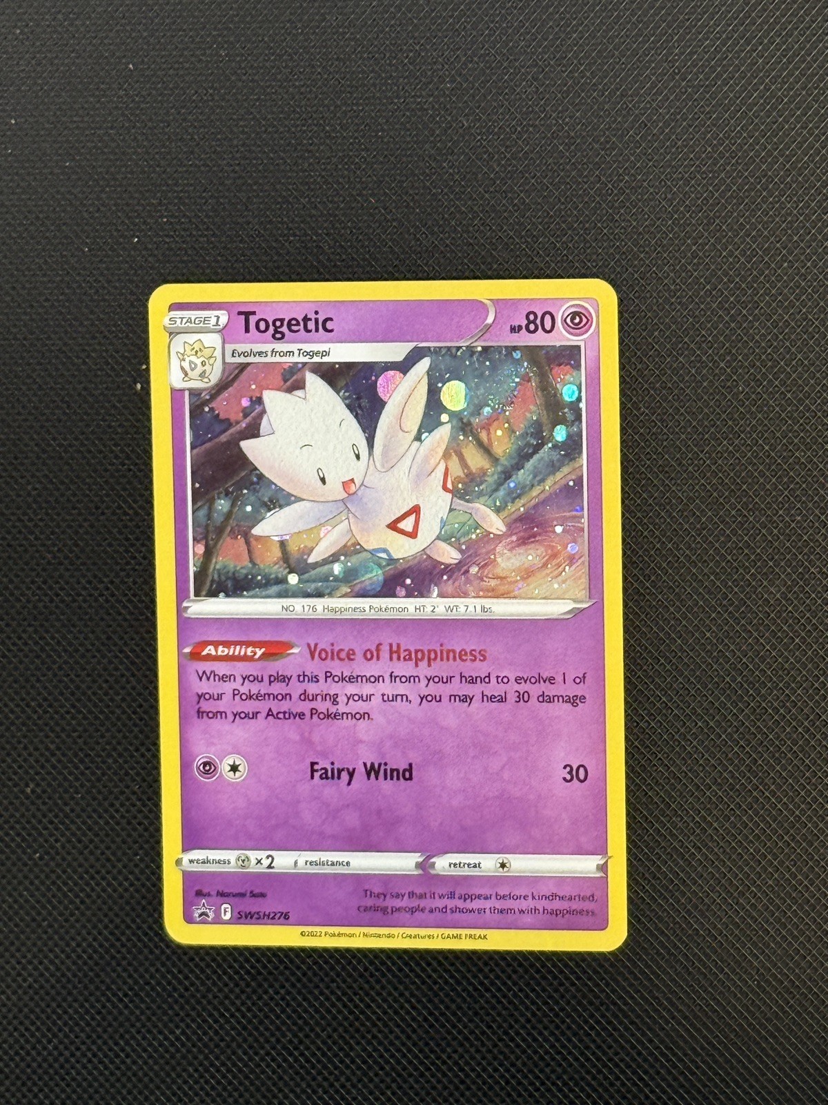 Togetic - SWSH276 Black Star Promo Holo Pokemon 