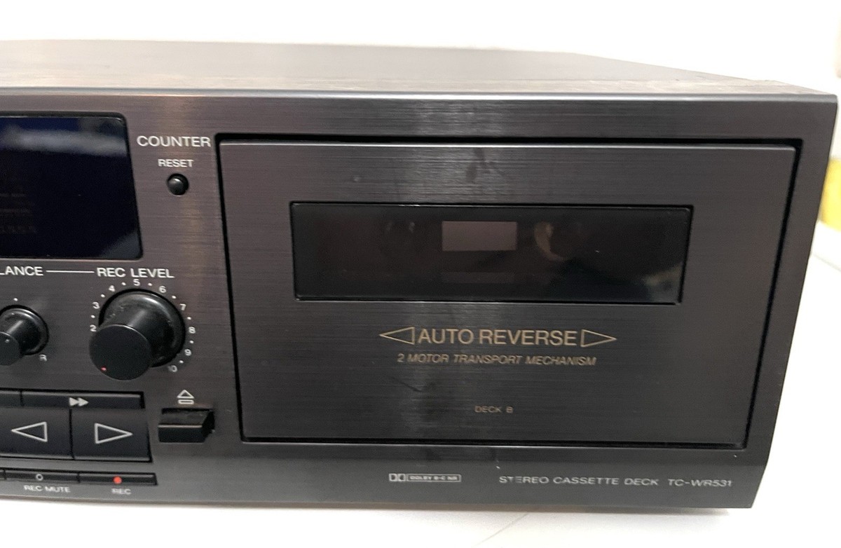 SONY TC-WR531 Stereo Cassette Deck Player Recorder Dolby B,C