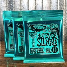 Ernie Ball 2626 Not Even Slinky 12-56 Electric Guitar String Set 3 Pack