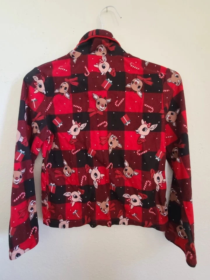 Rudolph the Red Nosed Reindeer Christmas Pajamas Kids L 10/12 - Image 3 of 4