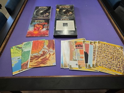 TSR AD&D 2E Dragonlance Time of the Dragon Box Set 1050 Taladas Contents Shown