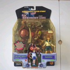 William Birkin & Sherry Figure Resident Evil 2 Toy Biz Sealed Rare