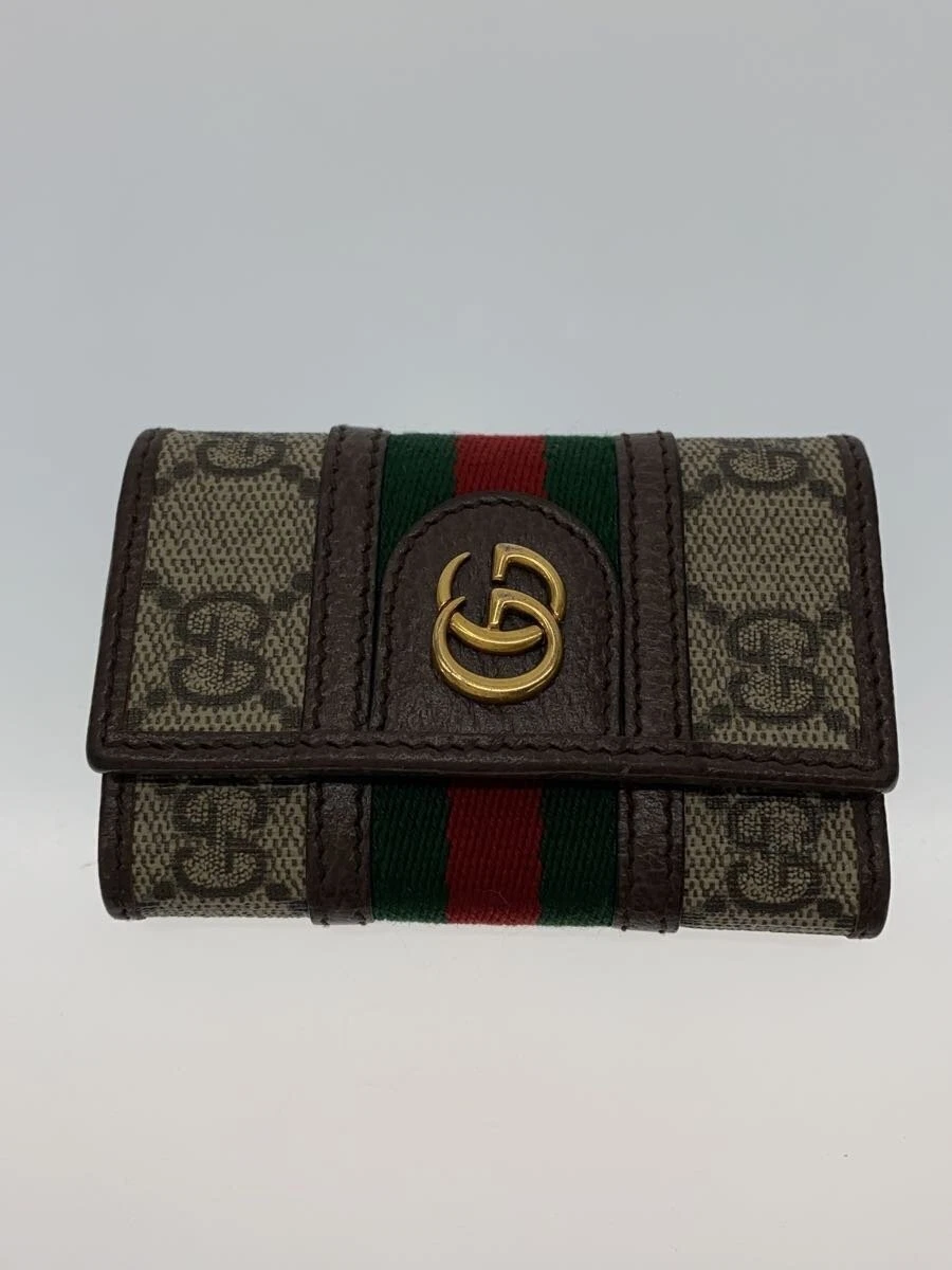 Authentique étui à clés Gucci couleur marron G mode formelle suprême partout homme