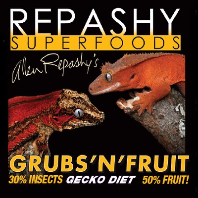 Repashy Grubs 'N' Fruit Gecko Diet MRP Reptile Lizard Day Gecko Leachie Gargo...