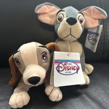 The Disney Store Lady and the Tramp bean bag NWT