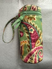 Vera Bradley Insulated Drink Wristlet Carrier Paisley Print 8 Tall