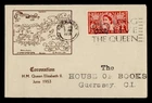 DR WHO 1953 GB GUERNSEY FDC QEII CORONATION M81374