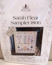 The Wishing Thorn SARAH FLEAR SAMPLER 1806 Counted Cross Stitch KIT