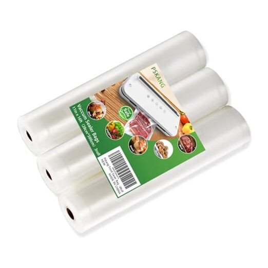BPA Free Vacuum Sealer Bags Rolls 11x16 Feet 3 Pack for Food Storage