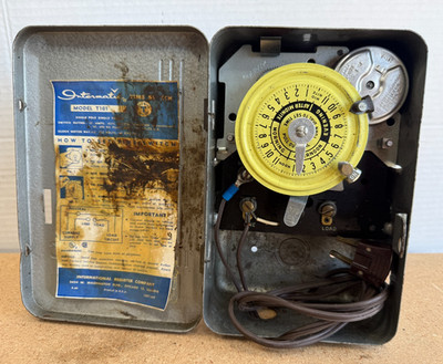 Intermatic T101 T100 Series 120V SPST 24-Hour Mechanical Time Switch