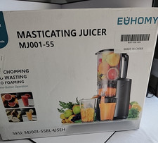 Cold Press Juicer, 5.5" Extra Large Feed Chute Slow Masticating Juicer, 250W