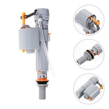 2 PCS Toilet Fill Valve Tank Parts Drain Float Accessories Flapper for