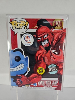 #ad Funko: Aladdin: Genie w Lamp #476 *Remarked Sketched* $169.98