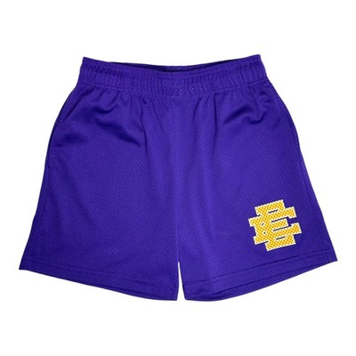 Eric Emanuel EE Basic Shorts Purple Yellow Tonal