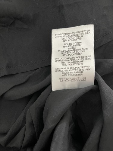CHRISTOPHER KANE Broderie Anglaise Skater Dress Orange Black Belt Lined Size 10 - Picture 24 of 24