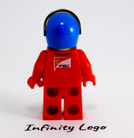 LEGO F14 T & Scuderia Ferrari Truck Scooter Driver Minifigure Racing (75913)