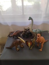 Lot Of 6 Mixed Dinosaur Figurines - Learning Resources, Boley, Other - 7-11"