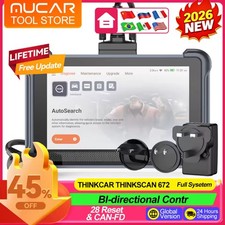 THINKSCAN 672 OBD2 Scanner IMMO Full System CANFD Bidirectional Diagnostic Tool