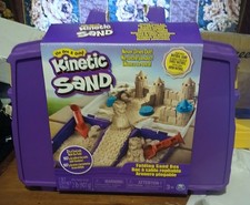 Kinetic Sand, Midevil Castle Construction. Folding Sandbox Playset NEW SEALED