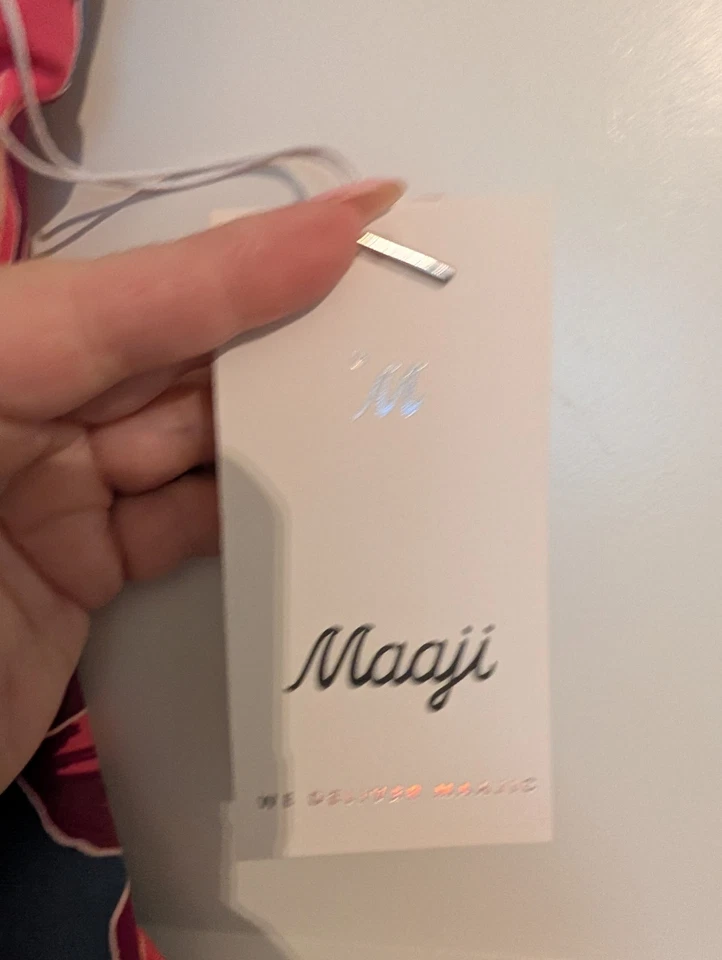 NOVO Maiô Maaji Grande Uma Peça Roxo E Rosa Floral Novo com etiquetas   - Imagem 4 de 4