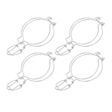 4 Pcs Sealed Can Spring Buckle Airtight Jar Wire Clip Fastening Accessories