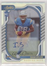 2022 Panini Absolute Rookies Spectrum Signatures 55/75 Isaiah Spiller Auto 6fs