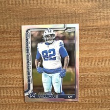 2025 Topps Chrome Quinnen Williams #72 Refractor Cowboys